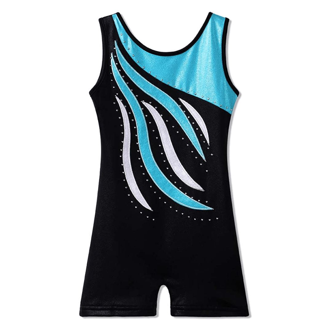 Black and Blue Unitard Leotard