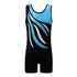 Black and Blue Unitard Leotard