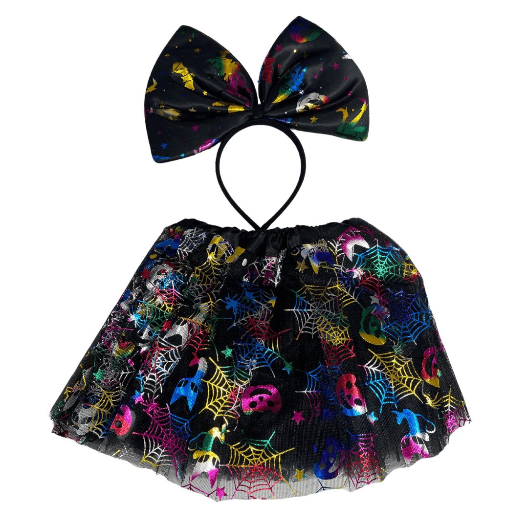 Black Halloween Tutu Set (Age 3-6)