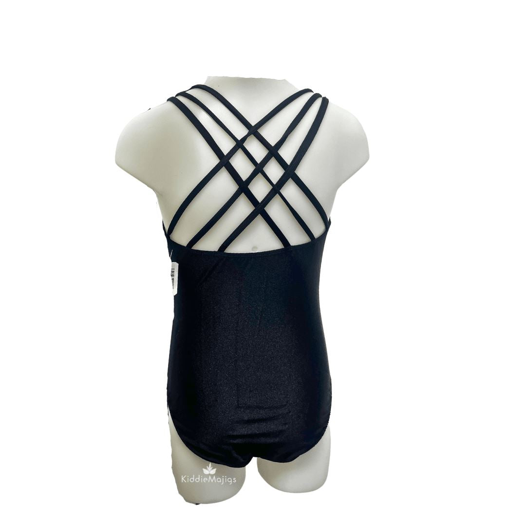 Black Leotard No. 4 Strappy Back