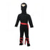 Black Ninja Suit with Red Ties