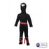 Black Ninja Suit with Red Ties