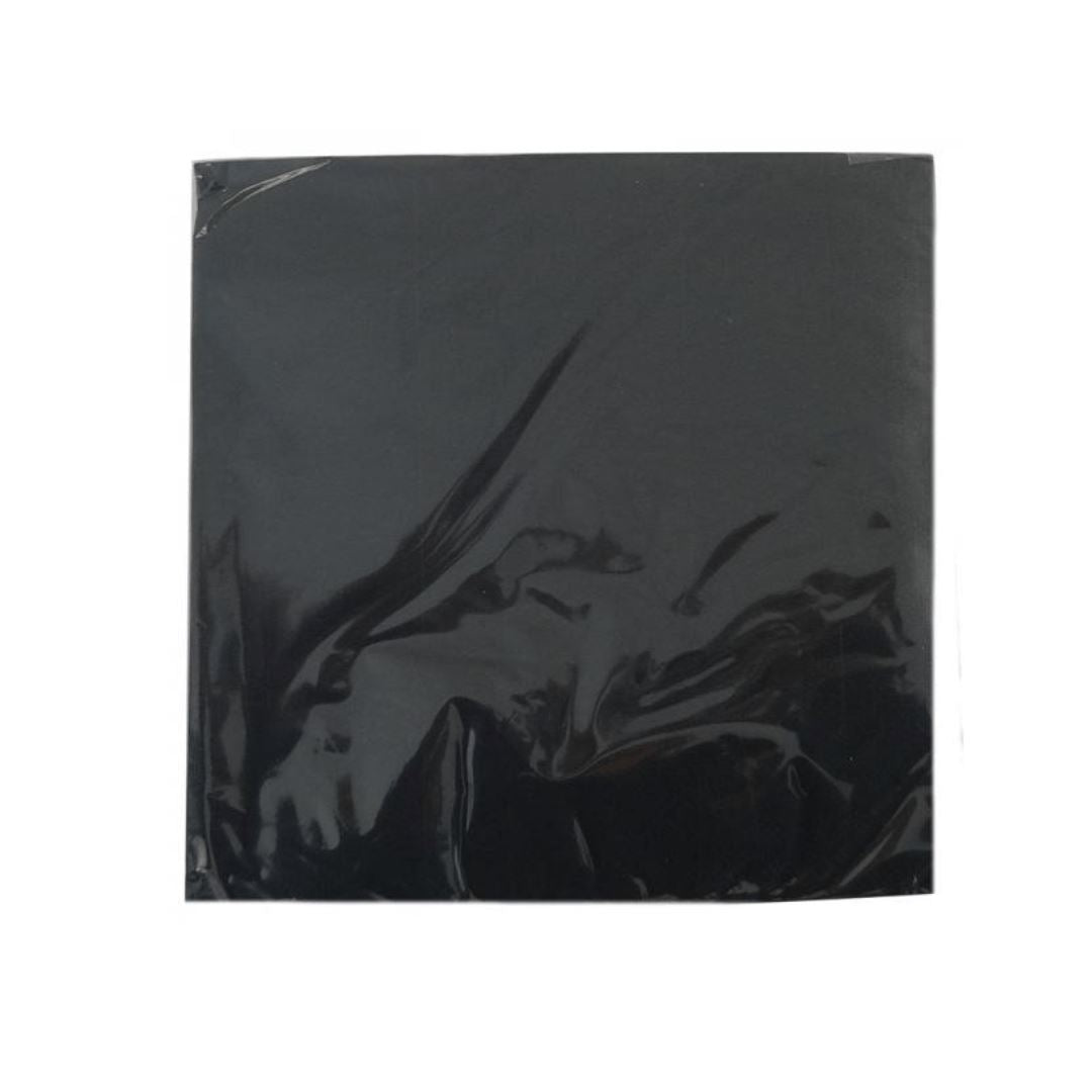 Black Plain Serviette 20pc