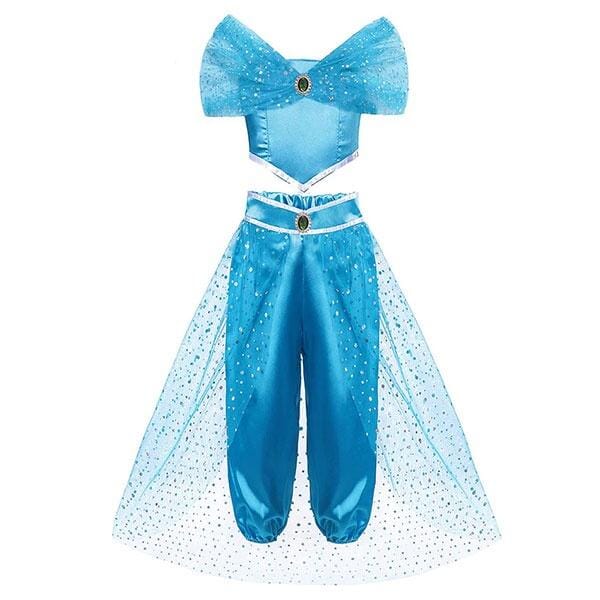 Blue Arabian Princess Costume