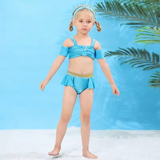 Blue Arabian Swimming Costume