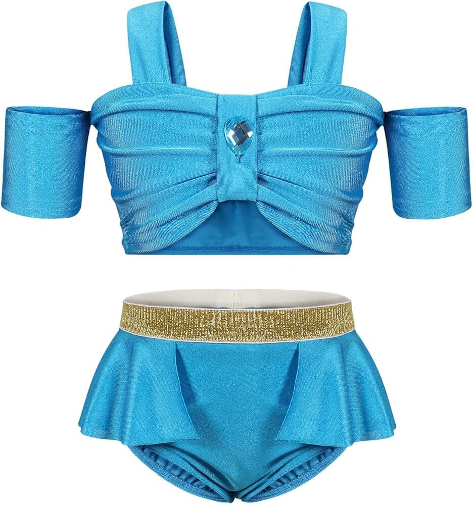 Blue Arabian Swimming Costume