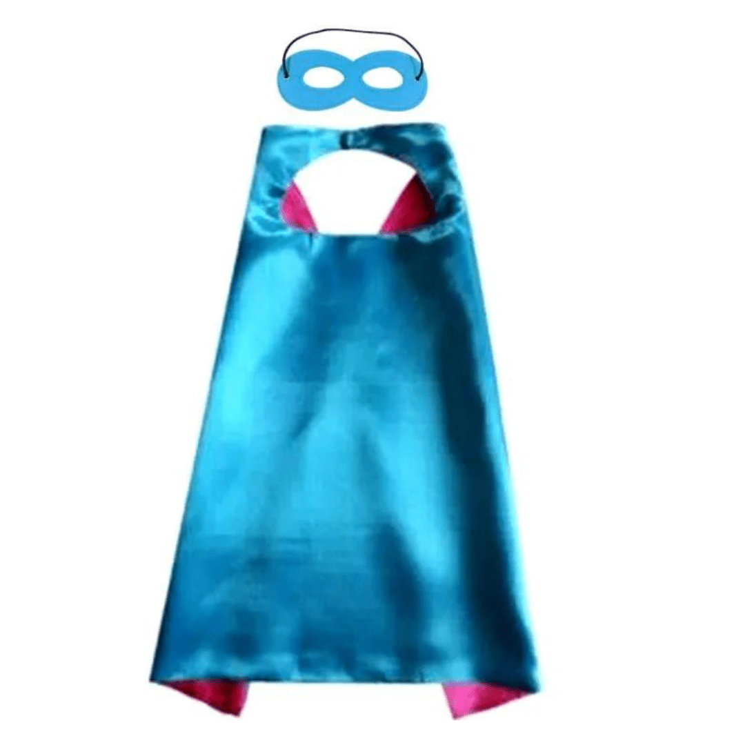 Blue & Pink Cape and Mask Dress Up Not specified 