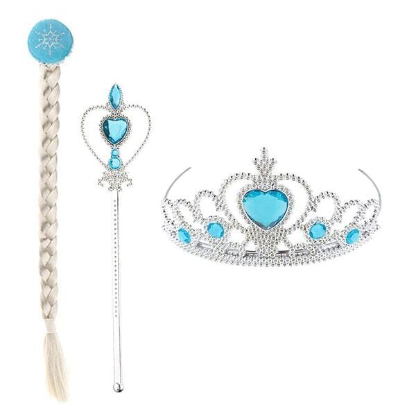 Blue Princess Crown Wand and Hair Extension