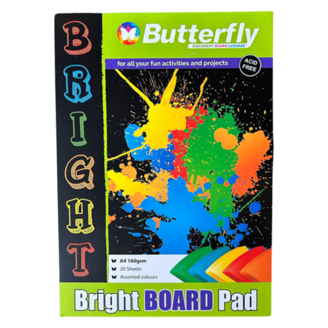 Butterfly Bright - Colourful Paper Pad Stationery Not specified 