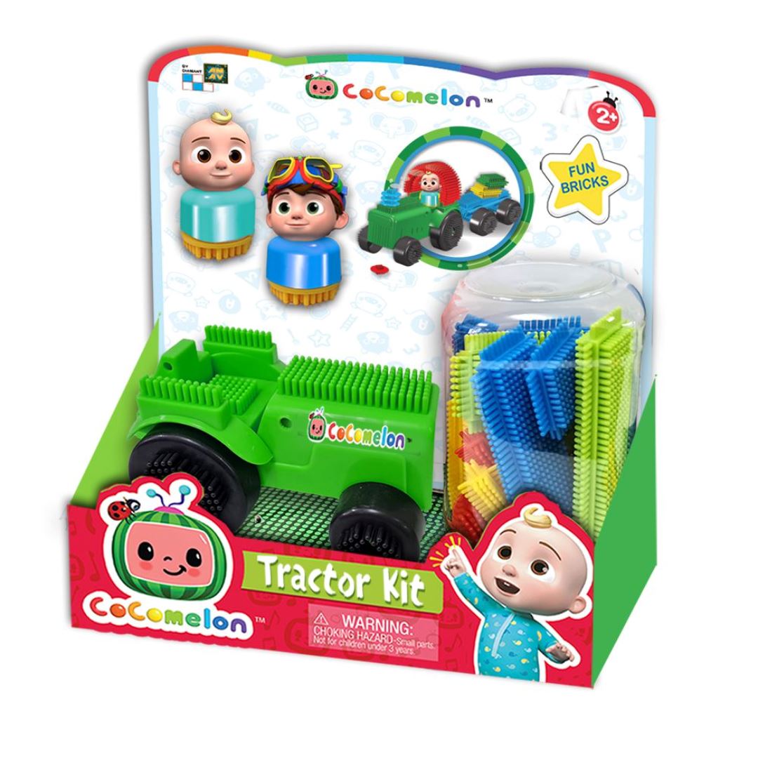 Cocomelon Fun Bricks Farm Tractor Kit