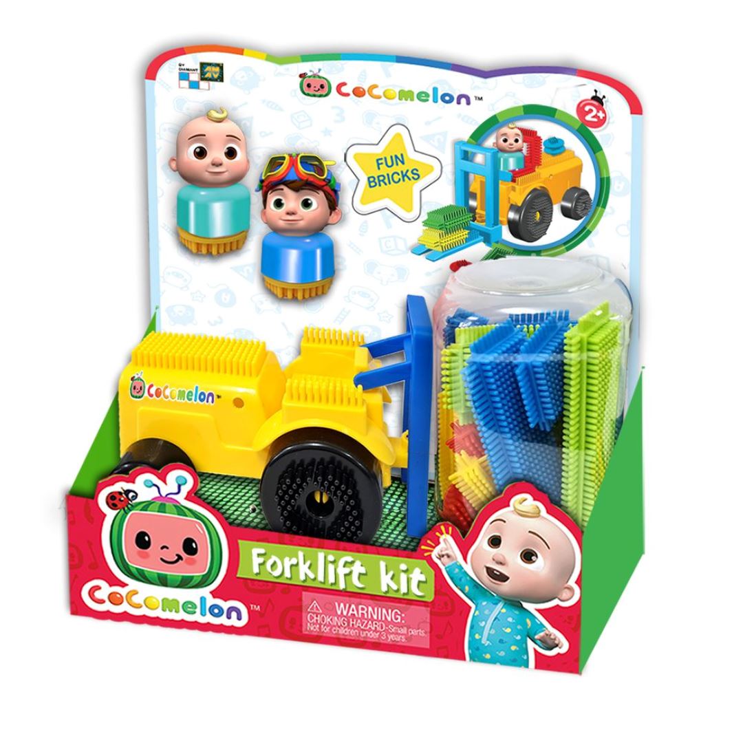 Cocomelon Fun Bricks Forklift Kit