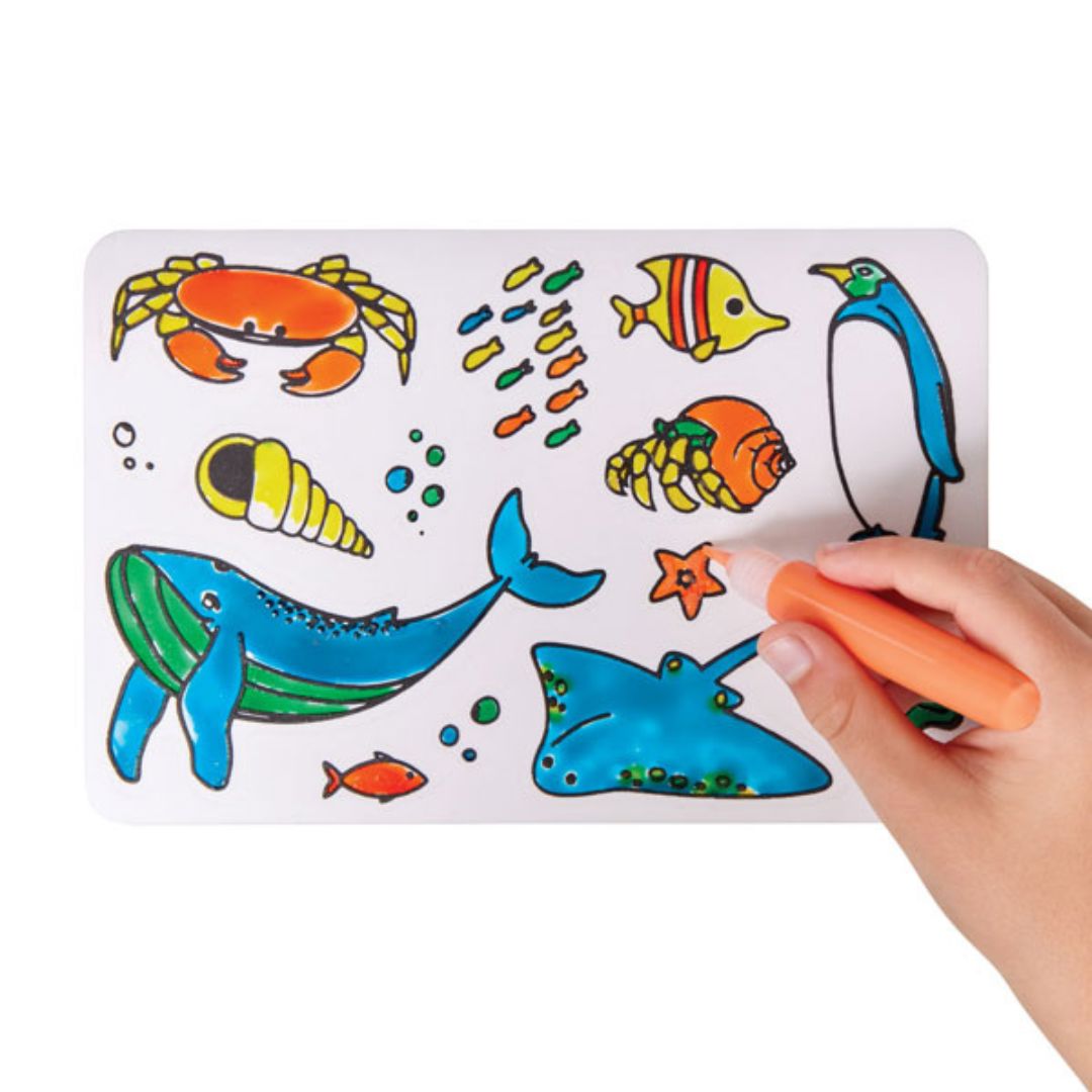 Colour Your Own Stickers - Sea Creatures
