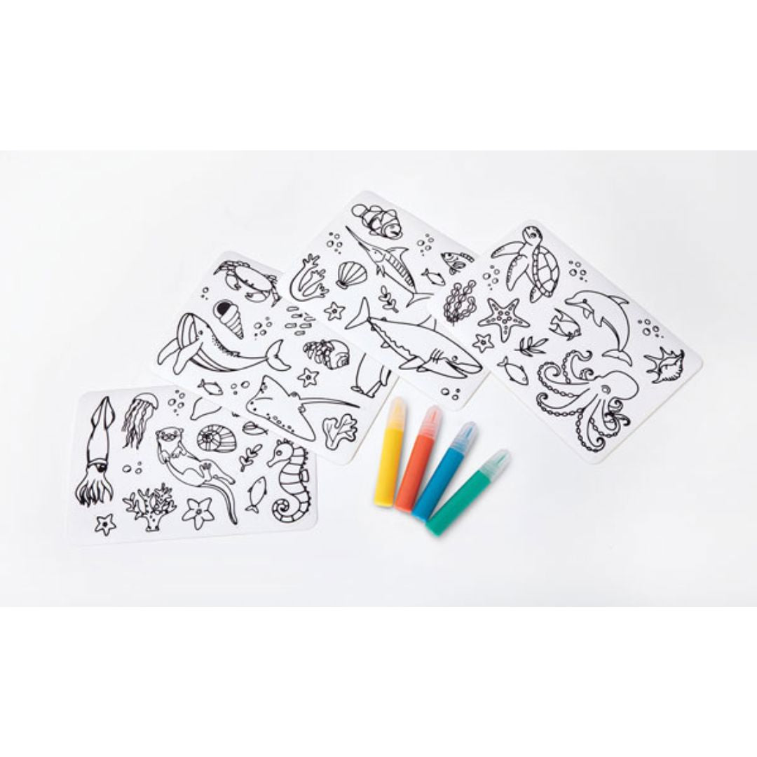Colour Your Own Stickers - Sea Creatures
