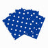 D. Blue Polka Dot Serviettes
