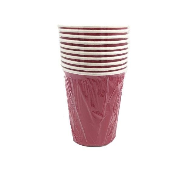 Dark Pink Paper Cups