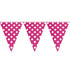 Dark Pink Polka Dot Bunting