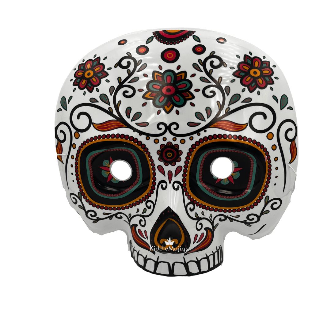 Day of the Dead Plastic Mask