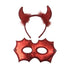 Devil Aliceband & Mask Set