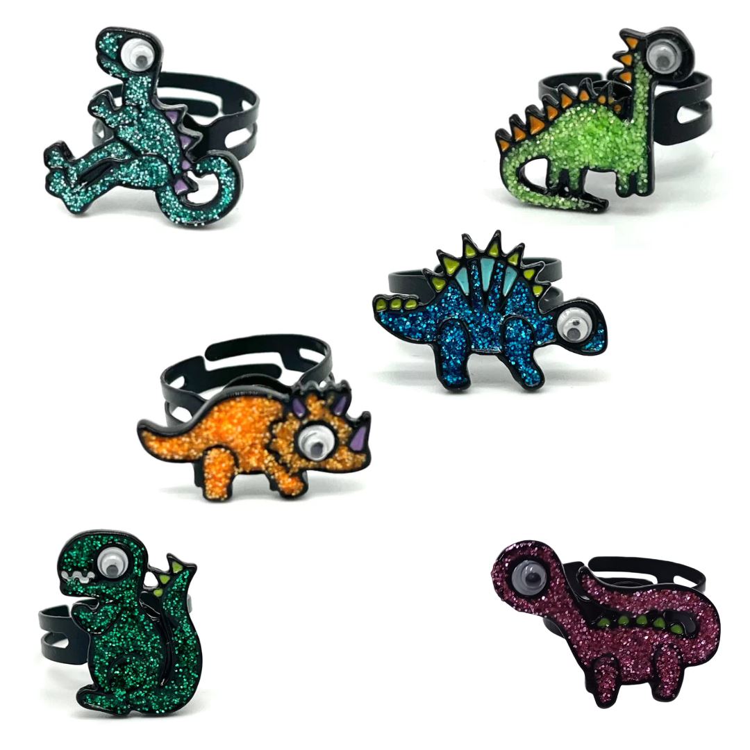 Dinosaur Fidget Spinner Rings 1pc