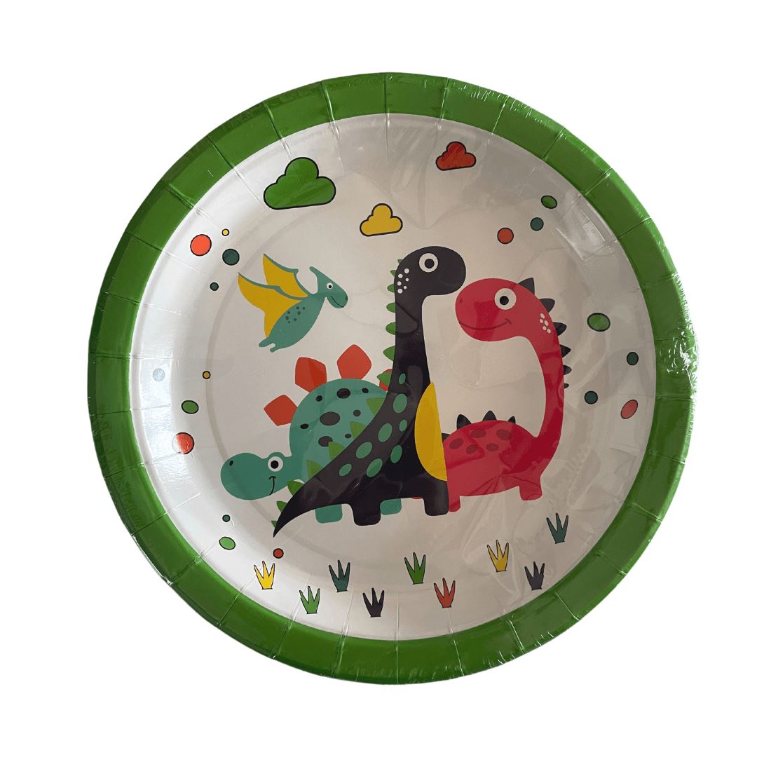 Dinosaur Paper Plate 10pc