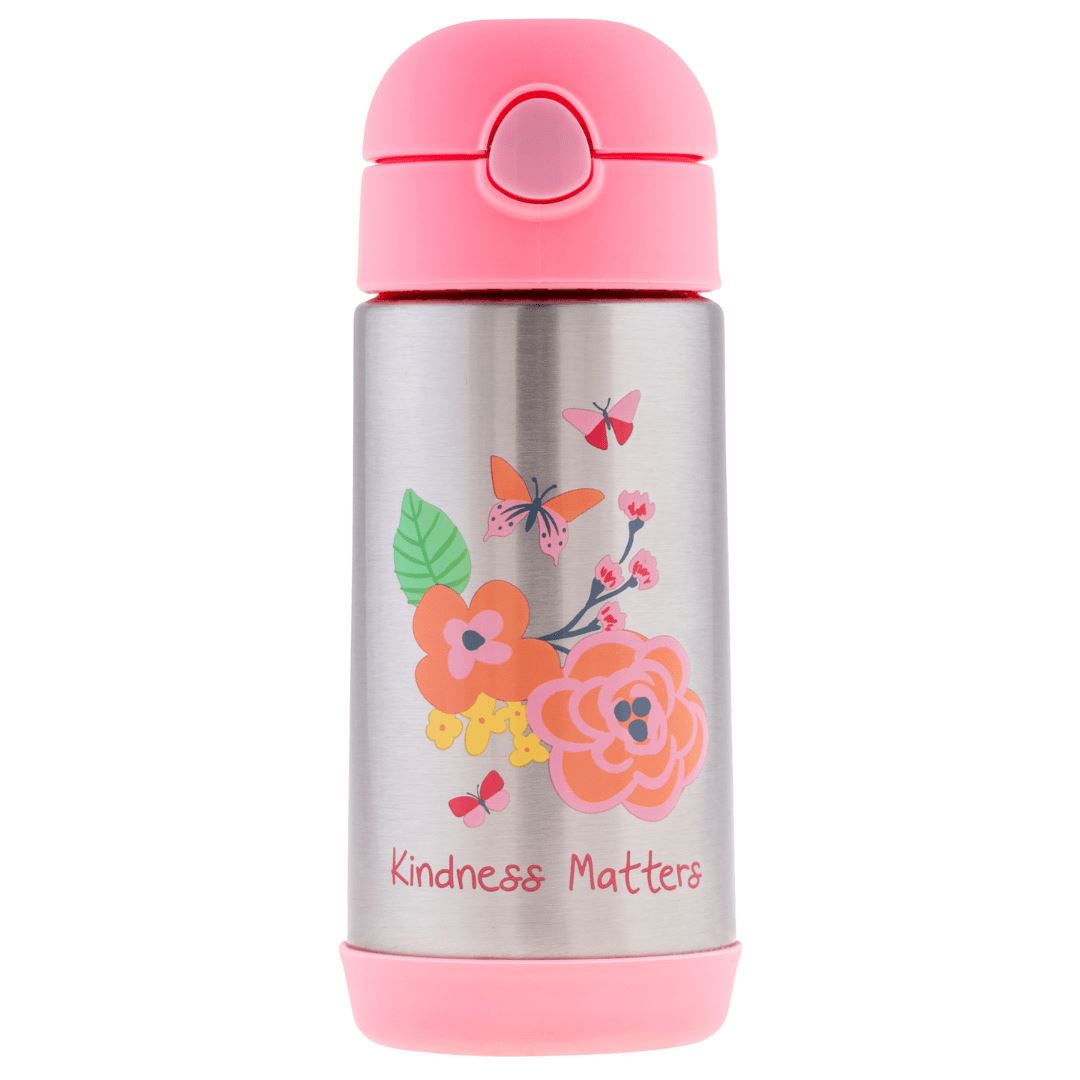 Double Wall Stainless Steel Bottle Floral