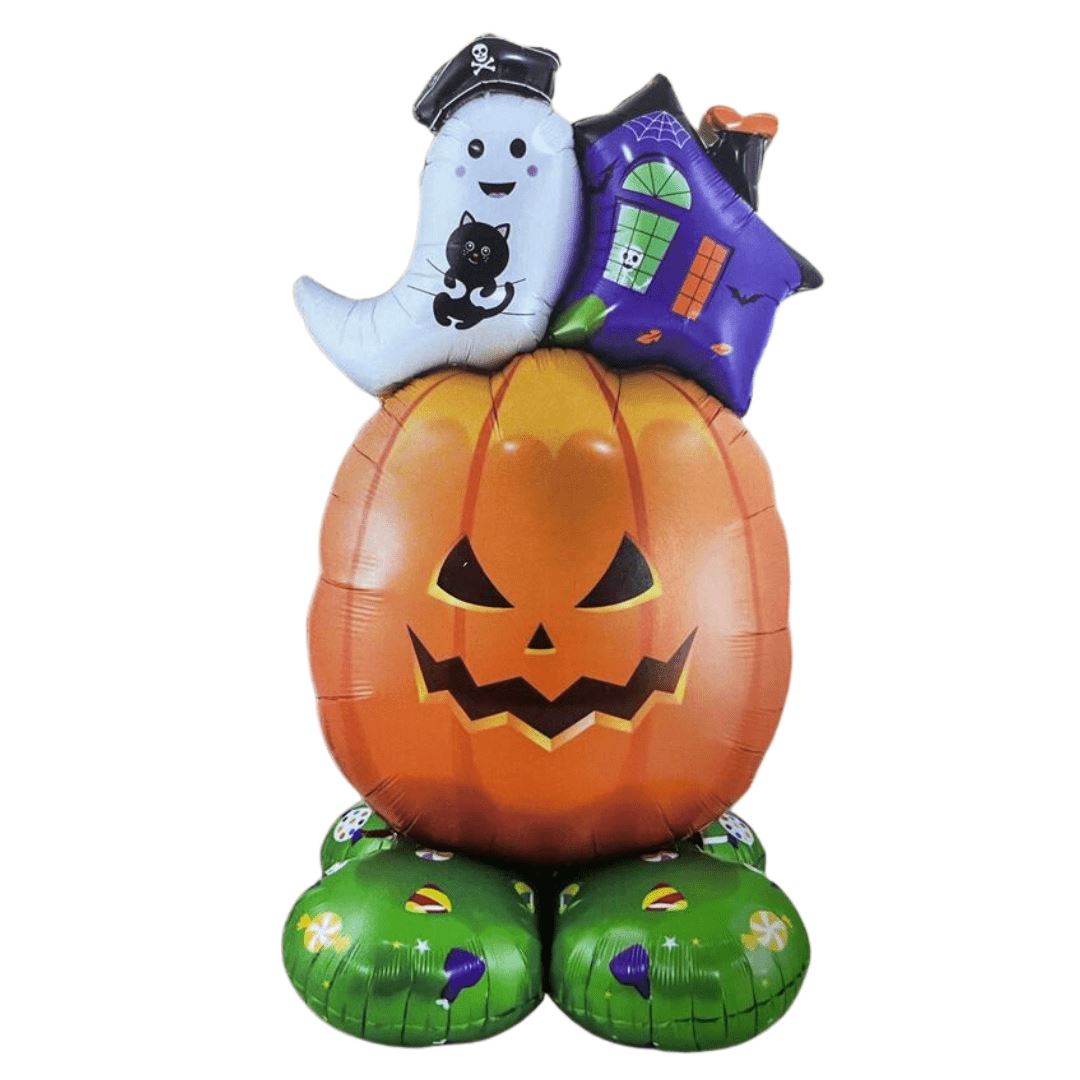 Foil Balloon Pumpkin Ghost