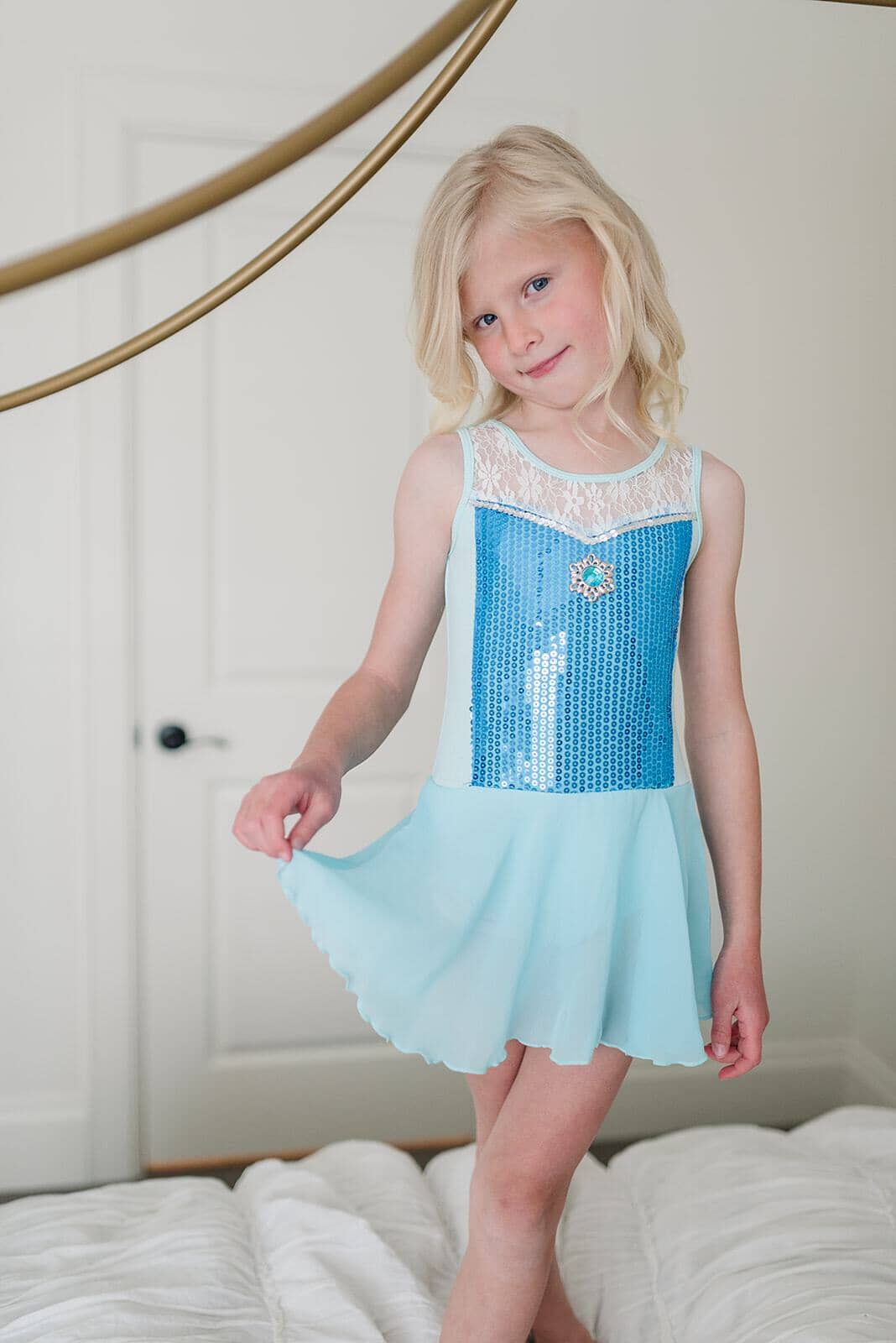 Frozen Blue Ballet Tutu Dress