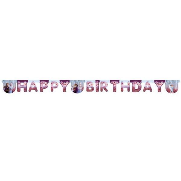 Frozen II Sparkle Birthday Banner