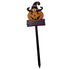 Garden Stick Pumpkin with Witch Hat