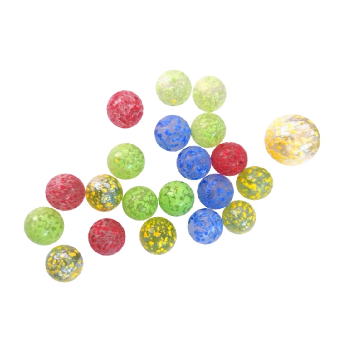 Glass Marbles 20+1 Stardust