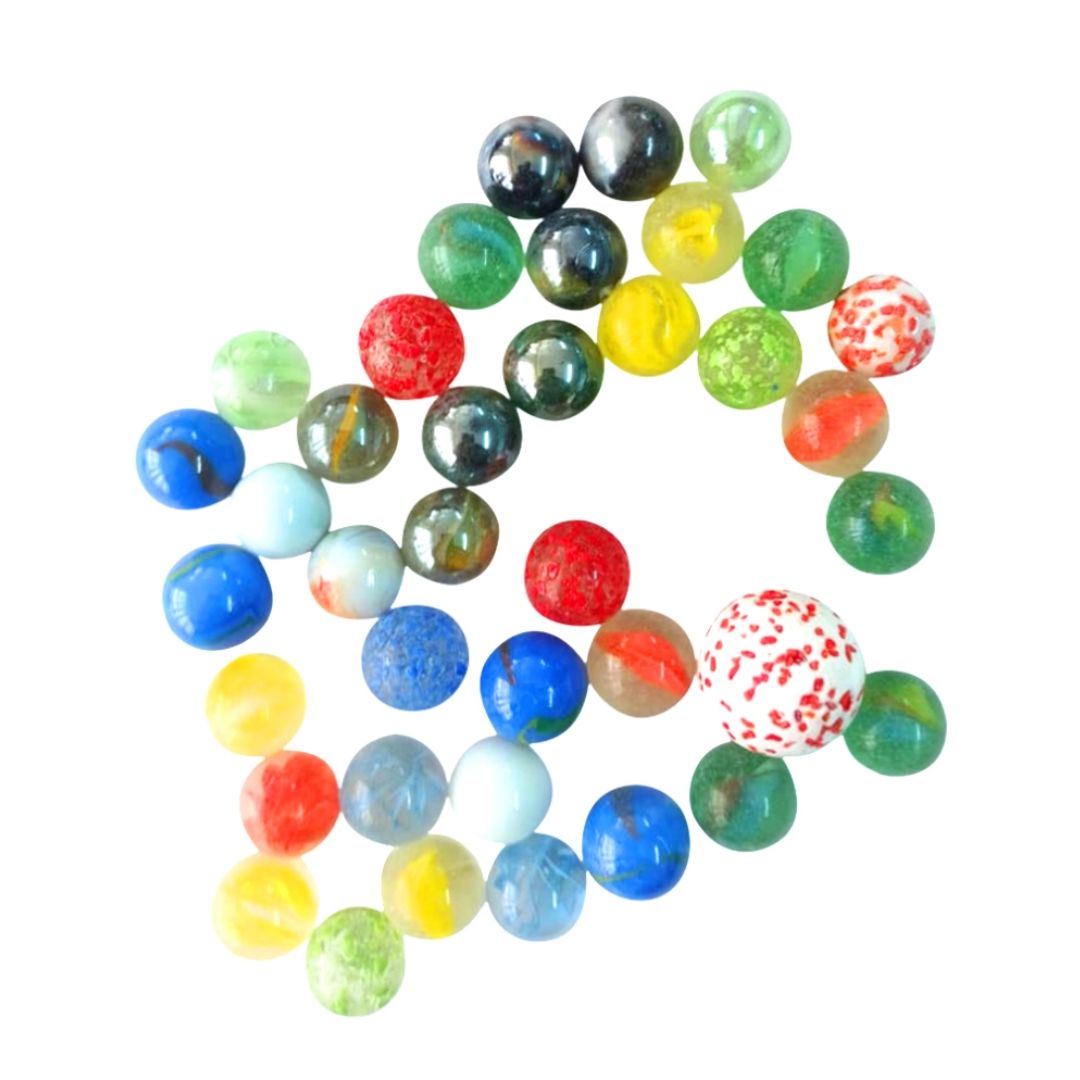 Glass Marbles Assorted - 220g