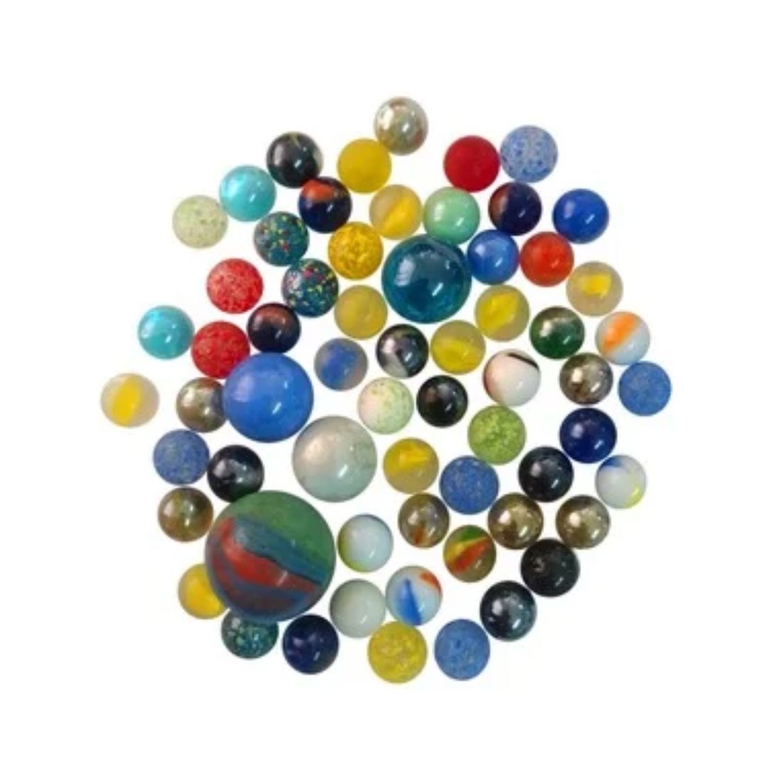 Glass Marbles Assorted - 500g