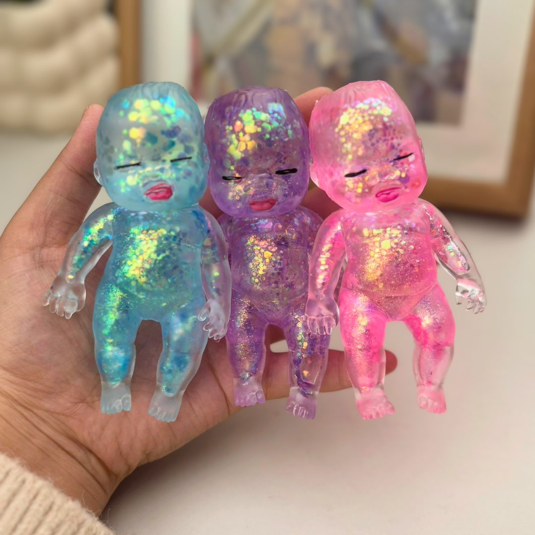 Glitter Baby Squishy - Firm