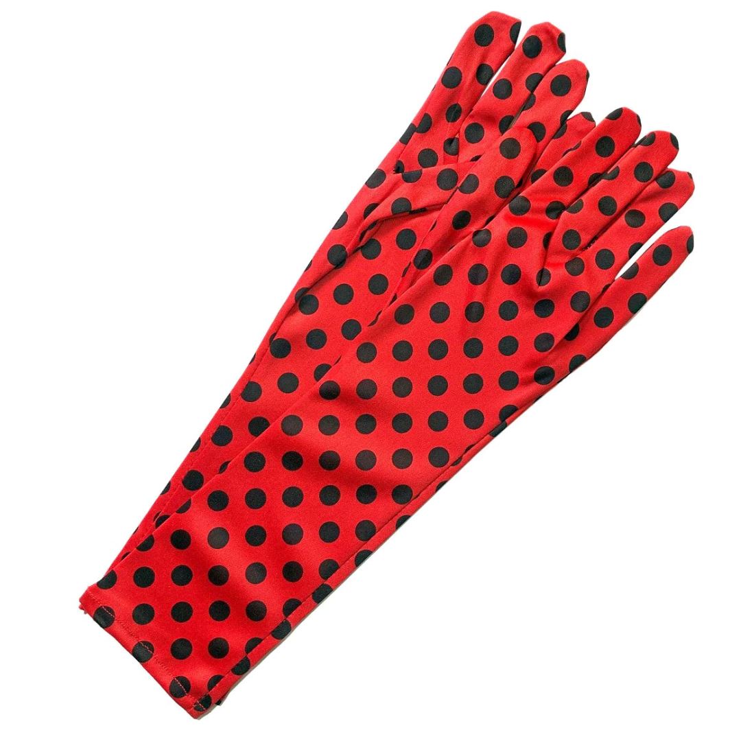 Gloves Long Ladybug 37CM