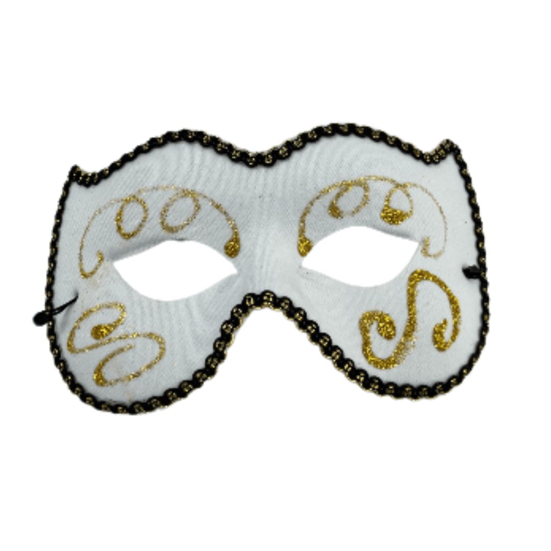 Gold Trim Eye Mask