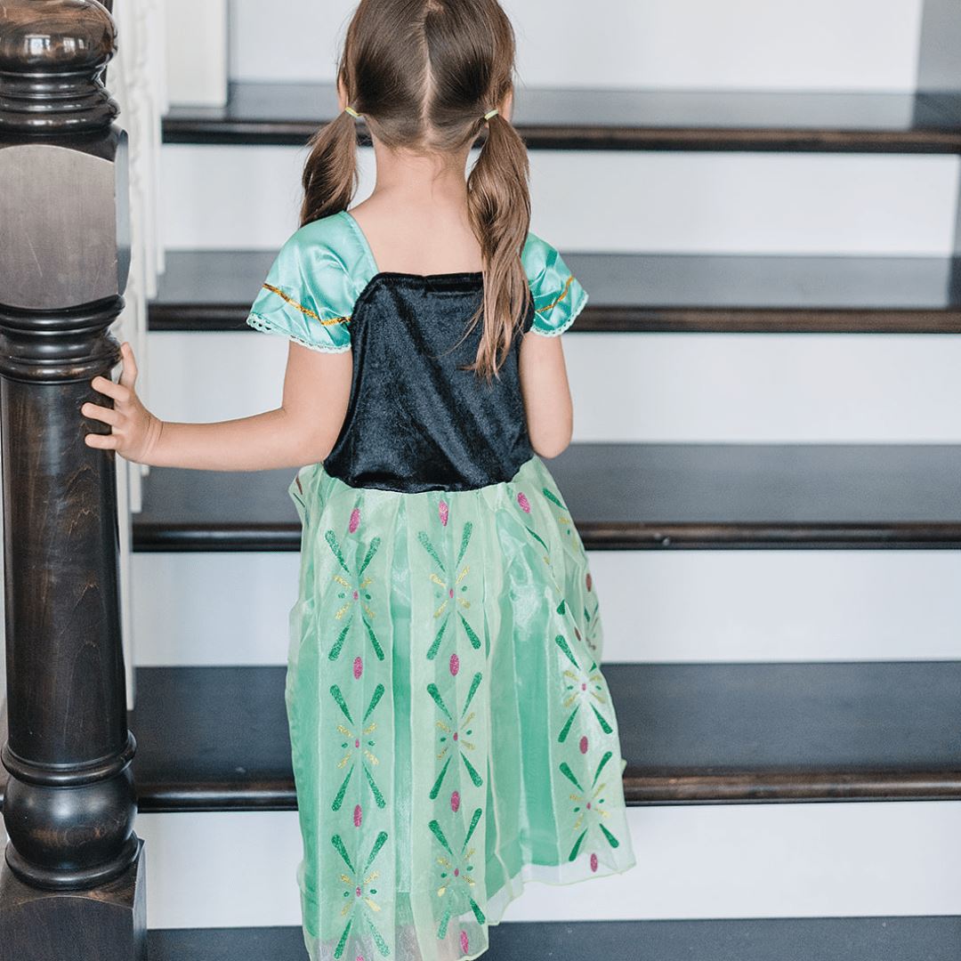 Green & Black Princess Dress Kiddie Majigs Green & Black Princess Dress Kiddie Majigs