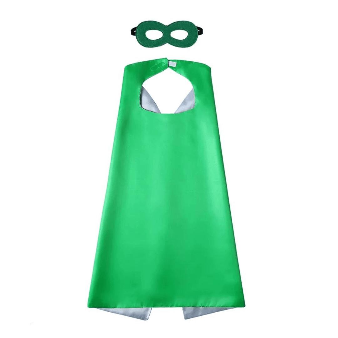 Green & Silver Cape and Mask