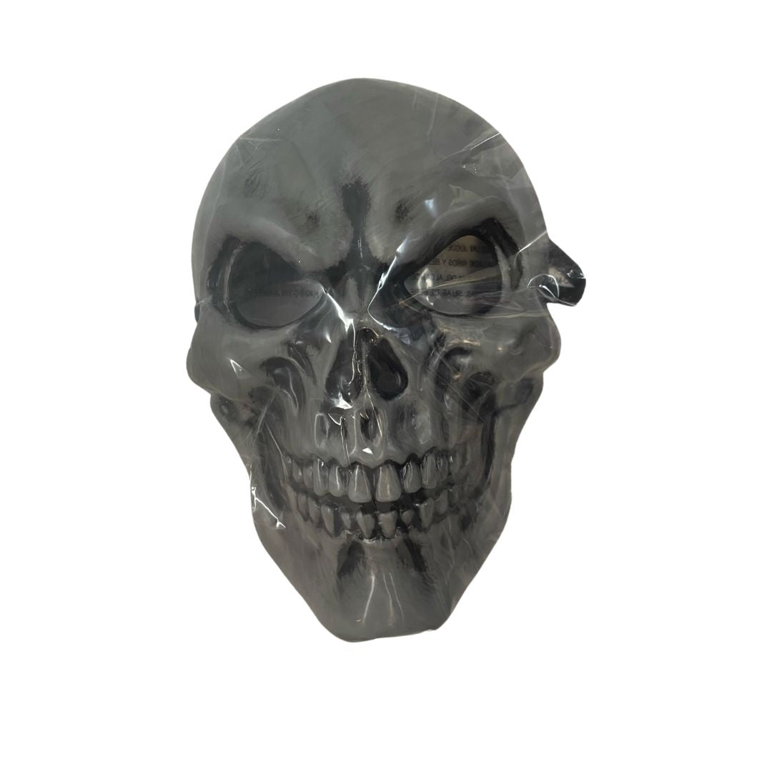 Grey Skeleton Mask