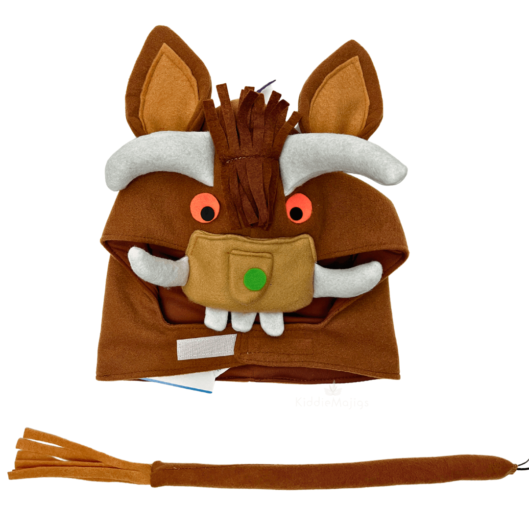 Gruffalo Hat & Tail Dress Up Kiddie Majigs 