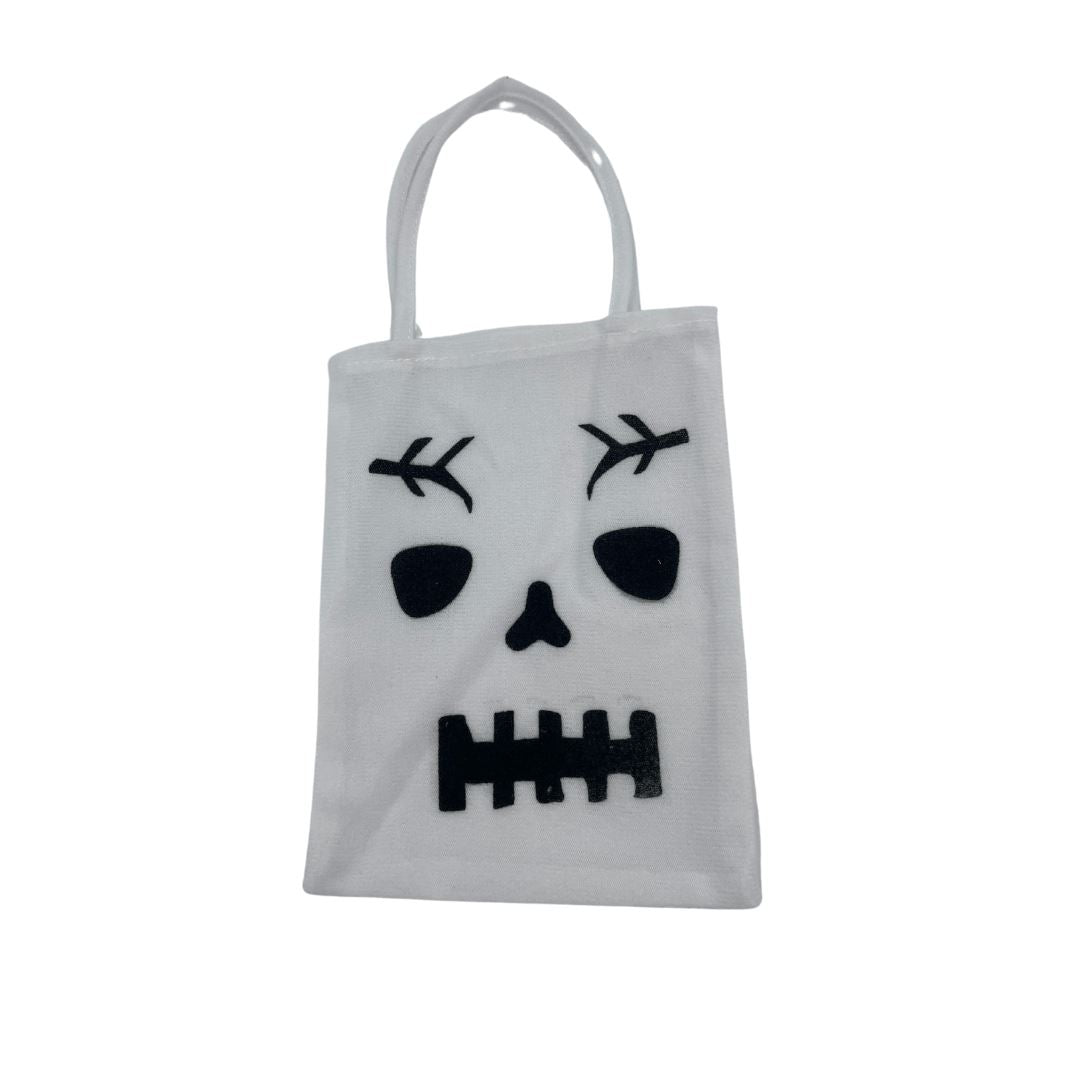 Halloween Cotton Bag White