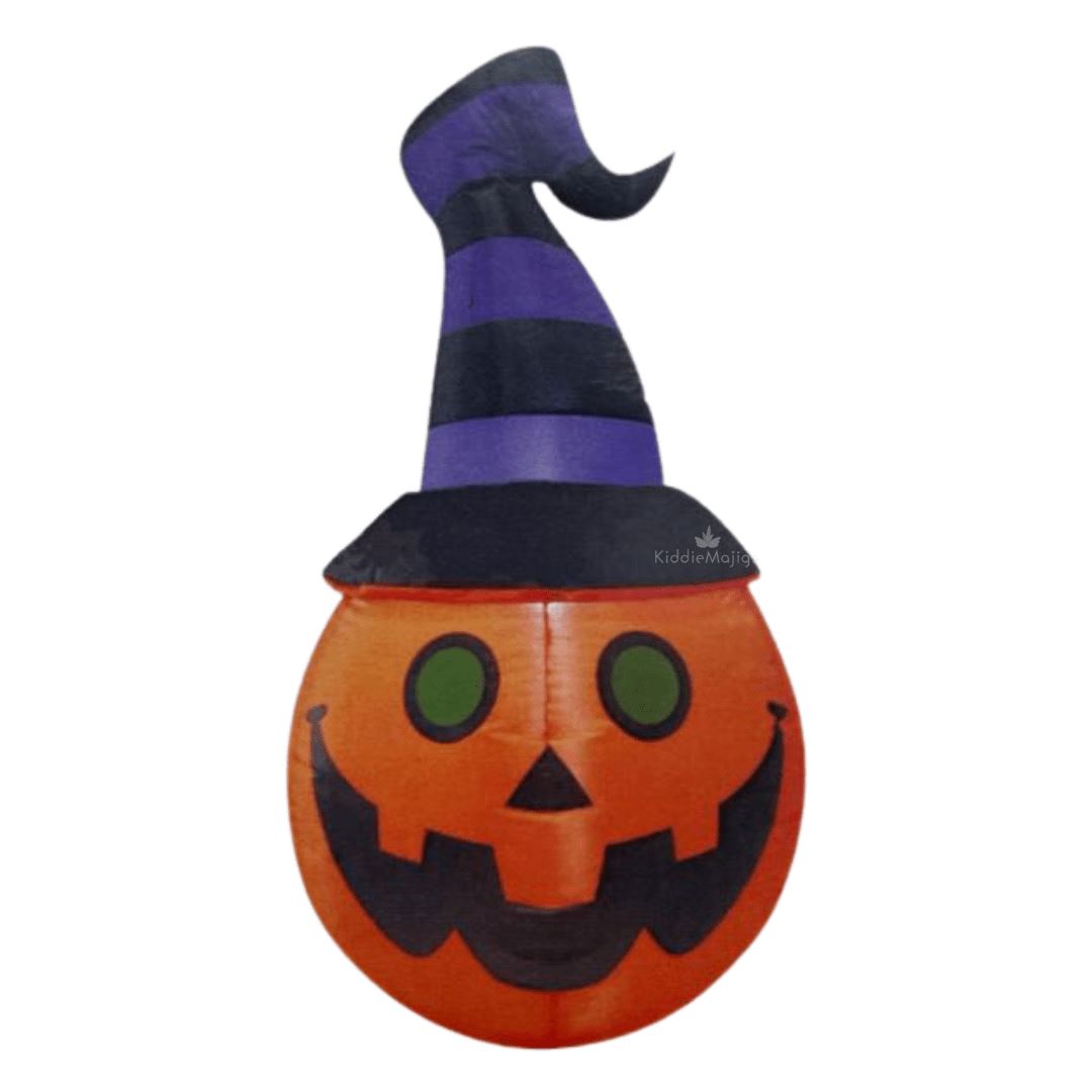 Halloween Inflatable Pumpkin with Hat