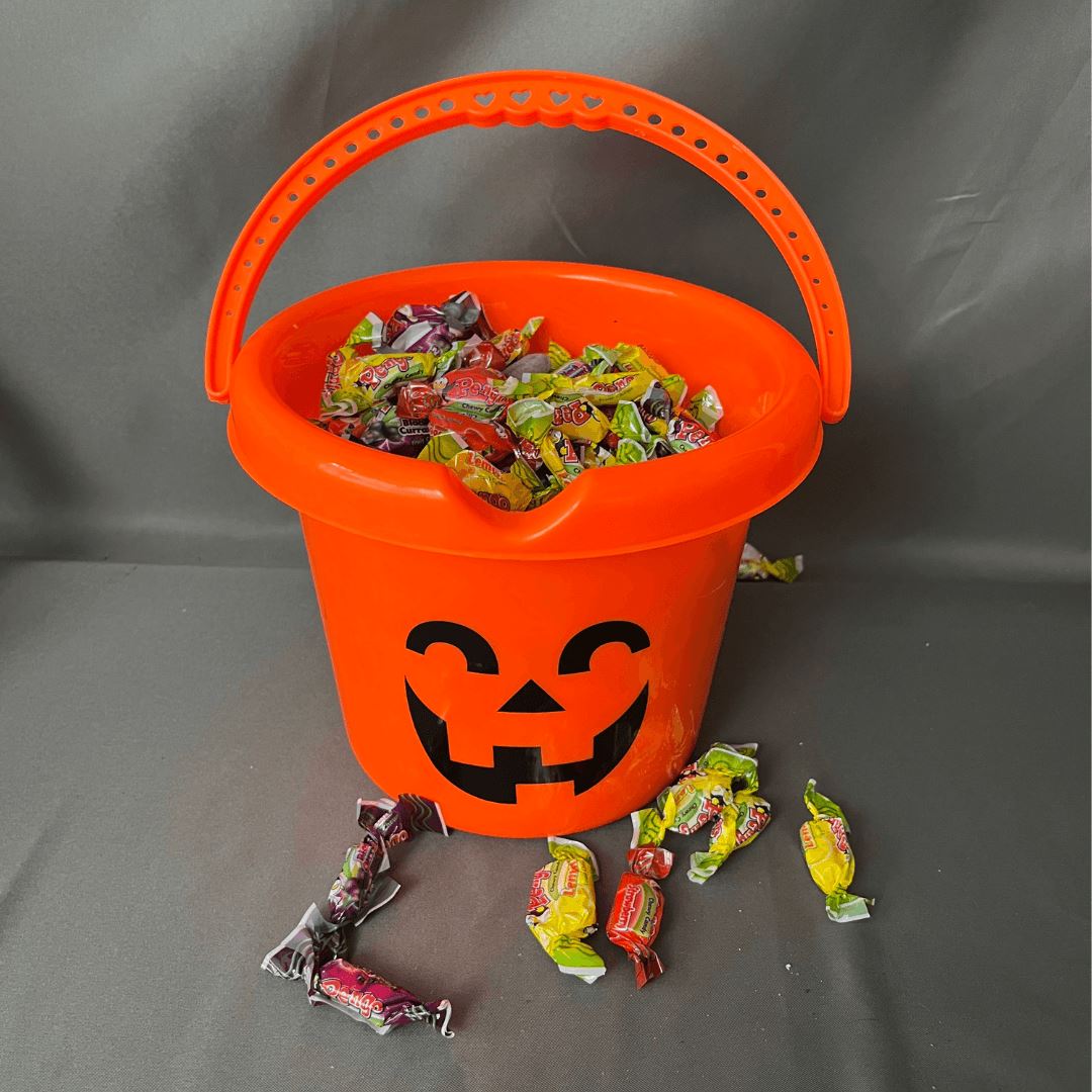 Halloween Pumpkin Bucket Plastic