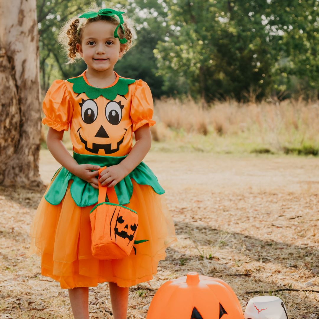 Halloween Pumpkin Girl