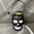 Halloween Skull Bucket Black