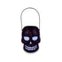 Halloween Skull Bucket Black