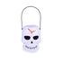 Halloween Skull Bucket White