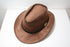 Hat Cowboy Stitches Brown