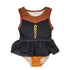 Ice Princess Swimming Costume (Brown & Yellow)