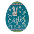 Iron Deco Happy Easter Egg - Blue