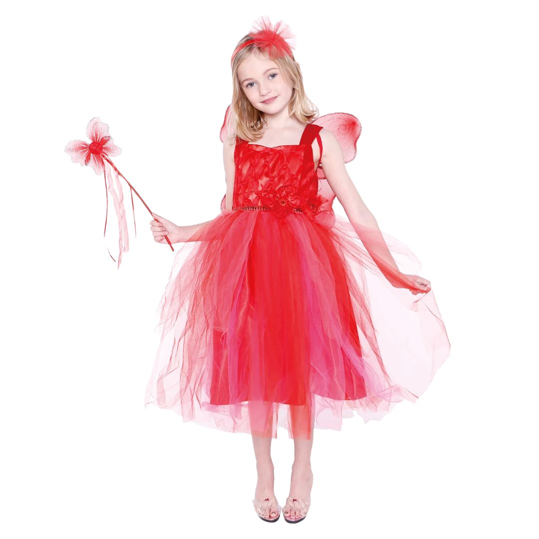 January Garnet Fairy Dress Set